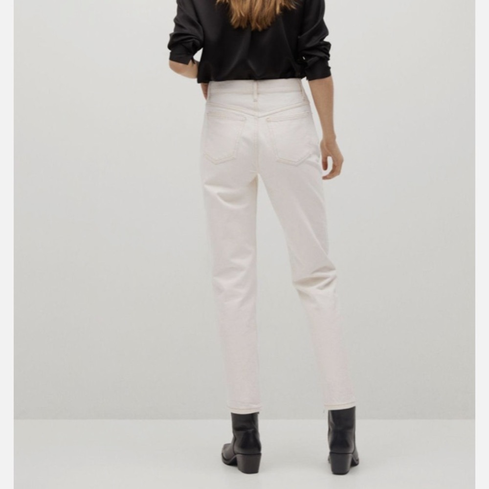 MNG Denim White Jeans - Picture 3 of 6